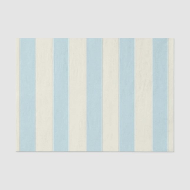 Papel de tejidos Stripe Blue Beige (Anverso)