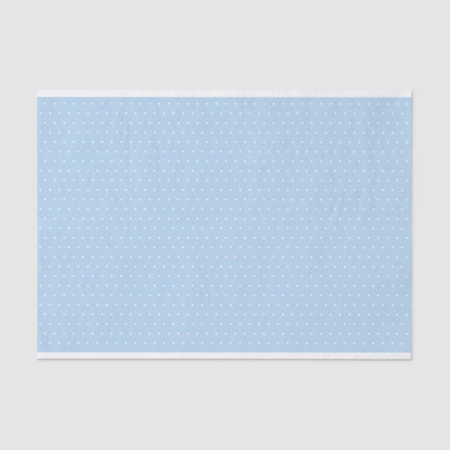 Papel de tejidos suizo azul claro (Anverso)