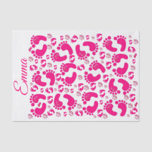 Papel de tejidos tira elefantes Chicas de pies de