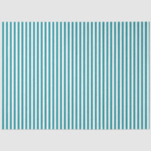 Papel de tejidos Verde azulado y blanco rayado