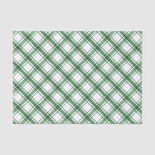 Papel de tejidos verde y blanco