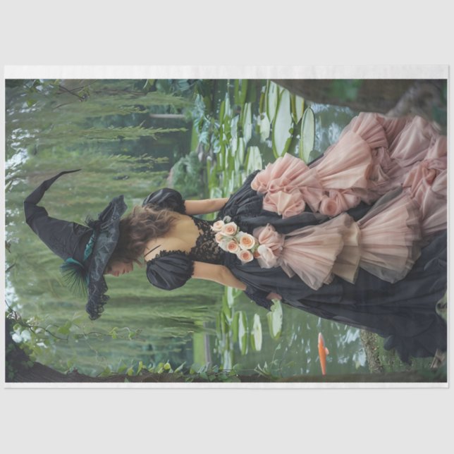 Papel de tejidos Willow Wlow Left frente a la izqu (Anverso)