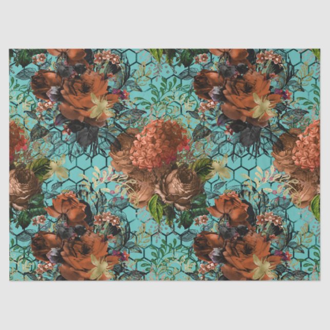 Papel de tejidos Woodland Bee Series Design 23 (Anverso)