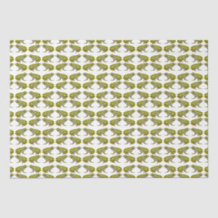Papel de tela de leopardo visto verde