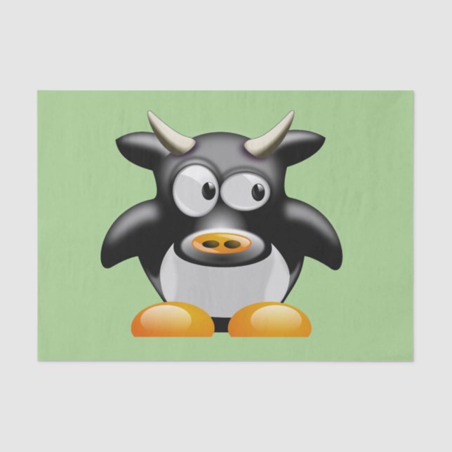 papel de tela de vaca lunar (Anverso)