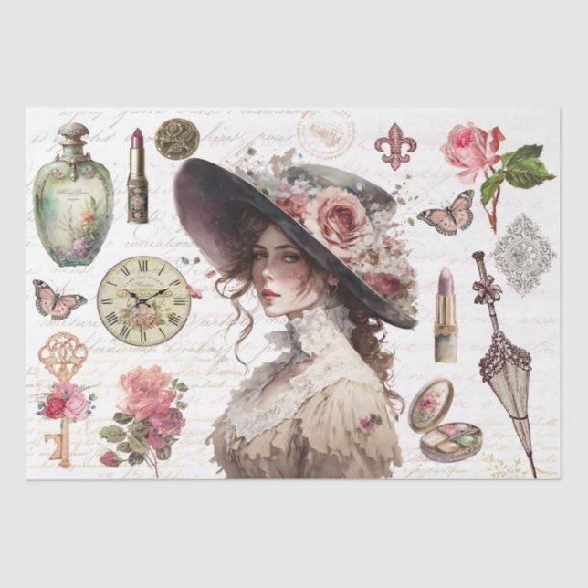 Papel de tema del proyecto Shabby Chic (Anverso)