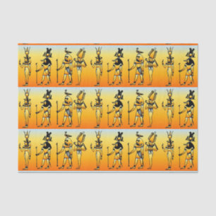 Papel de tema jeroglífico egipcio