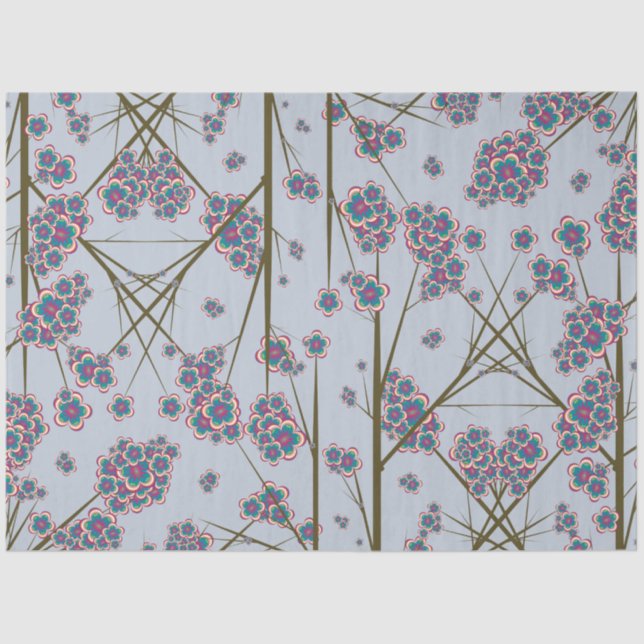 Papel de temas del cielo de las ramas peculiares (Anverso)