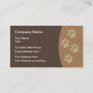 Papel de temas mascota Imprimir tarjetas de negoci