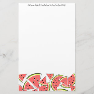 Papel de texto de la sandía