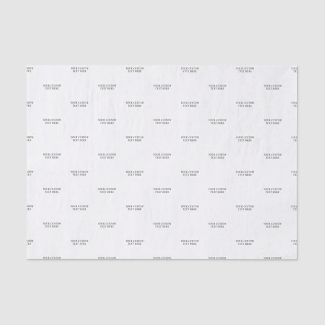 Papel de texto de Personalizado mínimo en blanco y (Anverso)