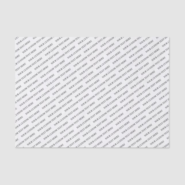 Papel de texto de Personalizado mínimo en blanco y (Anverso)