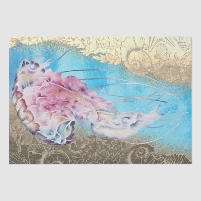 Papel de tono acuático de gelatina (Anverso)