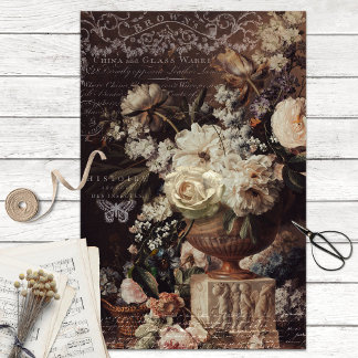 Papel de tono crema y marrón vintage