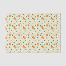 Papel de tono de ajuste de regalo con tema naranja