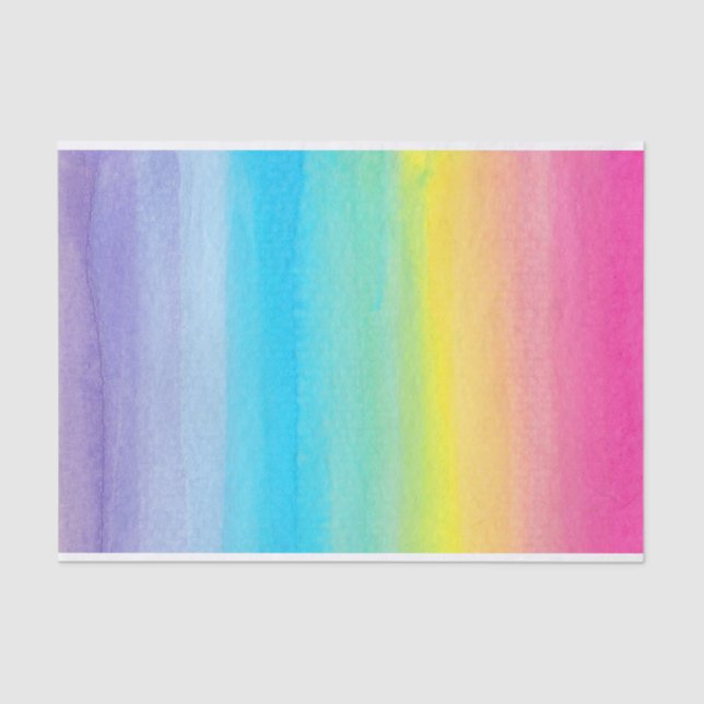 Papel de tono de arcoiris acuático (Anverso)