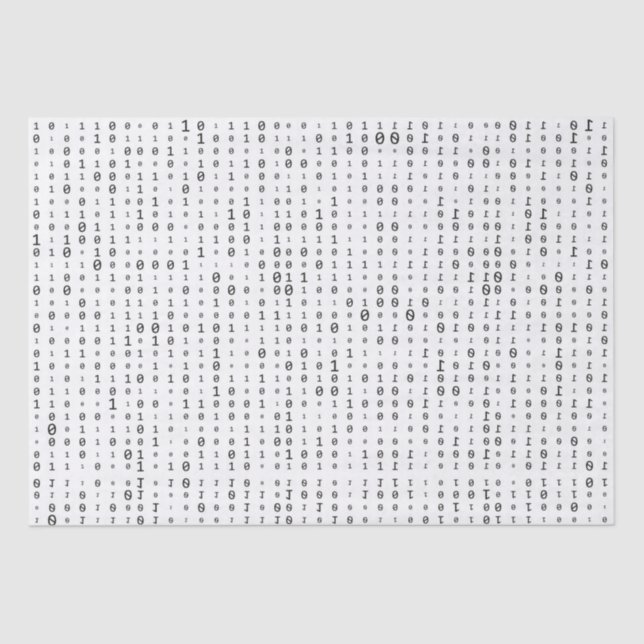Papel de tono de código binario (Anverso)