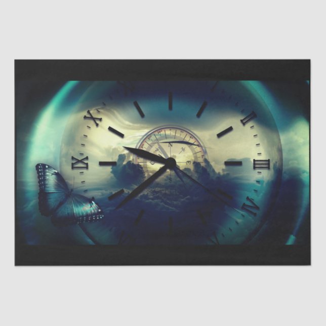 Papel de tono de deformación de la brújula de tiem (Anverso)