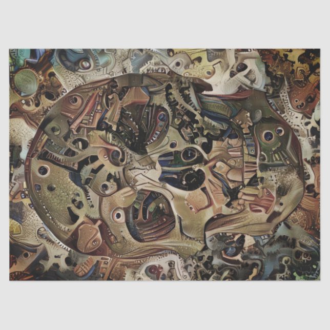 Papel de tono de descodificación de cráneo de Stea (Anverso)