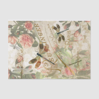 Papel de tono de descomposición de la libélula ven