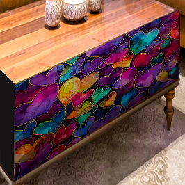 Papel de tono de descomposición de los corazones a