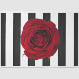 Papel de tono de descomposición de rosa rojo 3D