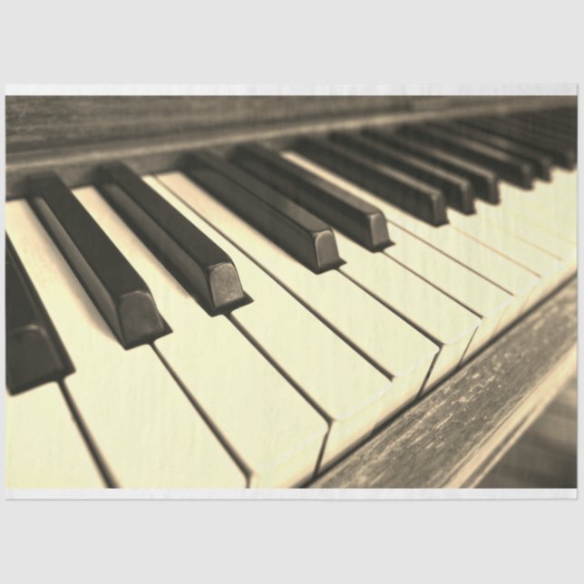 Papel de tono de descomposición de teclado para pi (Anverso)