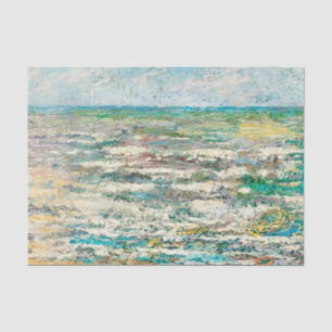 Papel de tono de descomposición Océano verde azul 