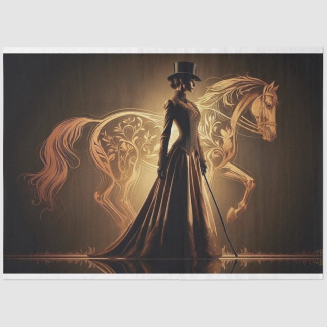 Papel de tono de descomposición victoriano gótico  (Anverso)