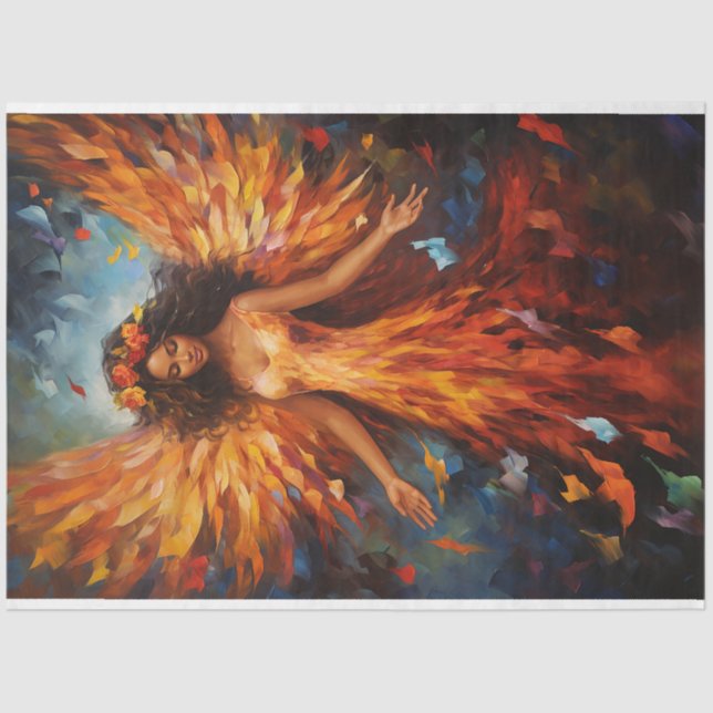 Papel de tono de desconección de ángel etéreo (Anverso)