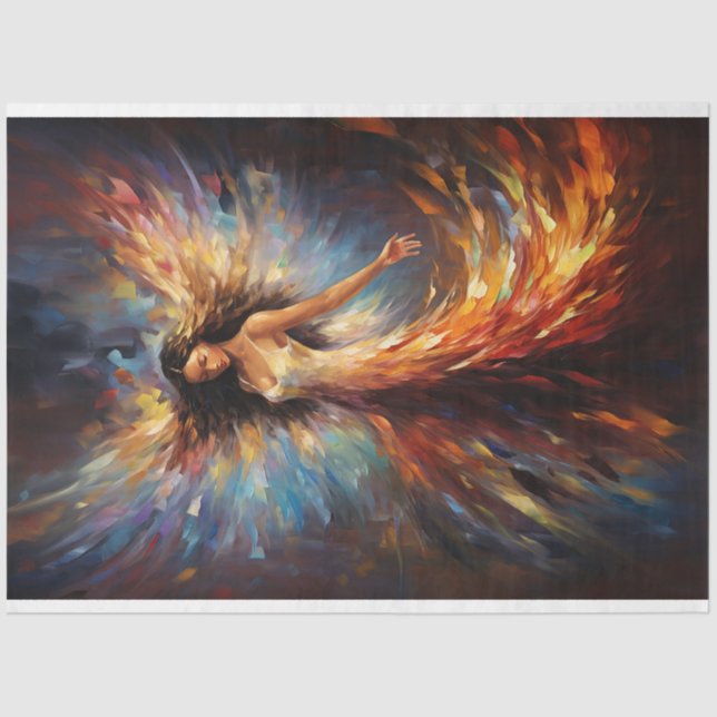 Papel de tono de desconección de ángel etéreo (Anverso)