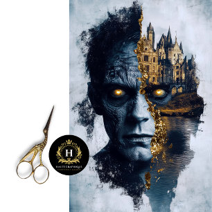 Papel de tono de desconexión de Frankenstein