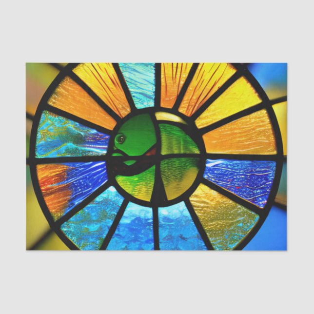 Papel de tono de deshielo con efecto de cristal ma (Anverso)