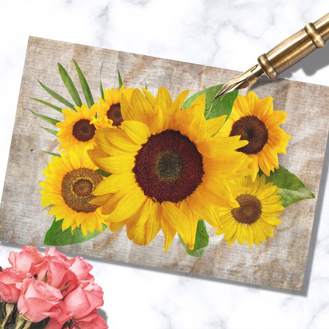 Papel de tono de deshielo de la careta de girasol  (Subido por el creador)