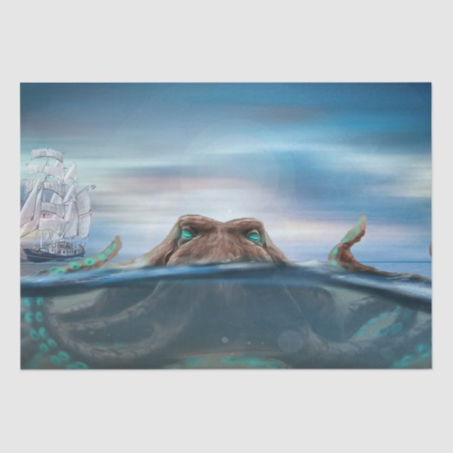 Papel de tono de deshielo del barco de vela gigant (Anverso)