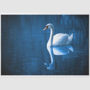 Papel de tono de deshielo del lago azul de Swan