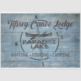 Papel de tono de deshielo del Tipsey Canoe Lodge