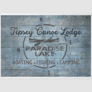 Papel de tono de deshielo del Tipsey Canoe Lodge