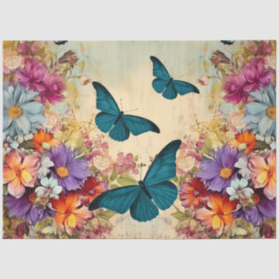 Papel de tono de deshielo floral de la Moda Boho