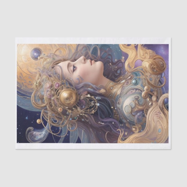 Papel de tono de deshielo para una mujer mística p (Anverso)