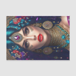 Papel de tono de desnudo de mujer exótica