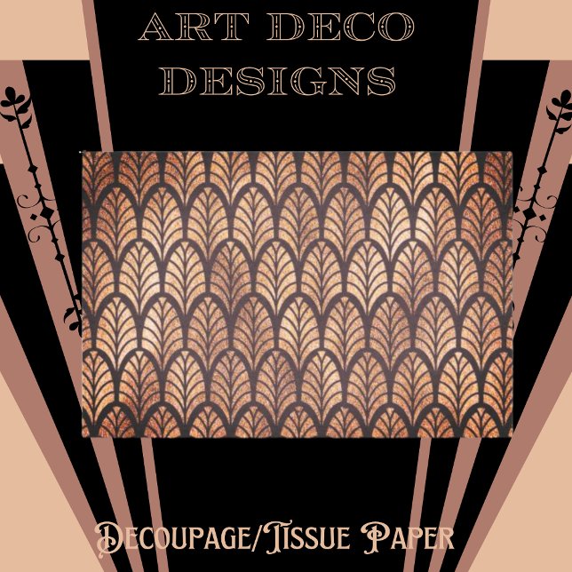 Papel de tono de desunión de bronce Art Deco (Subido por el creador)