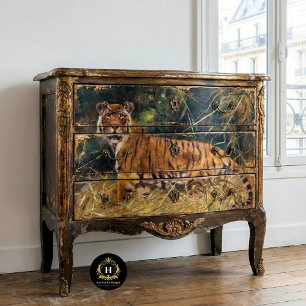 Papel de tono de desunión del tigre de cosecha