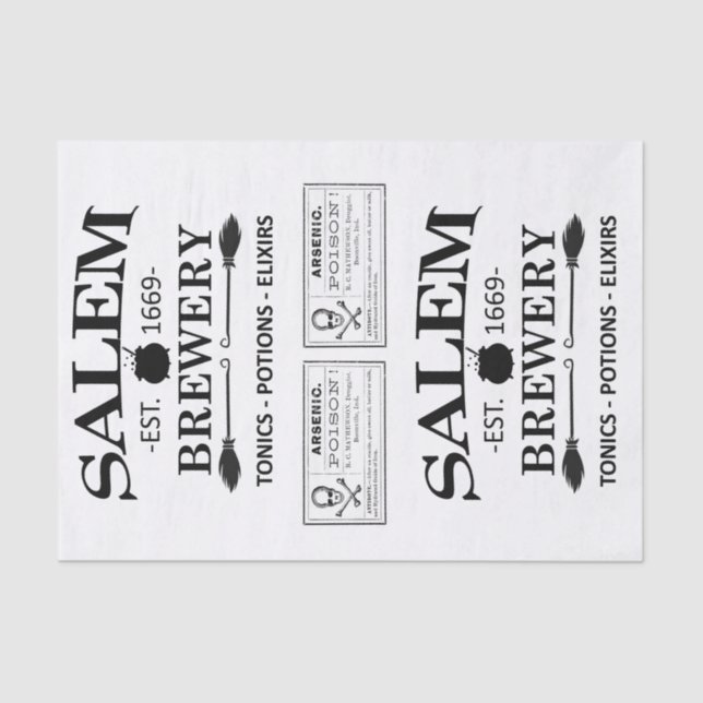 Papel de tono de doble salem Brewery (Anverso)
