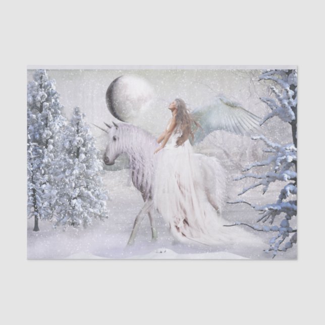 Papel de tono de fantasía de invierno (Anverso)