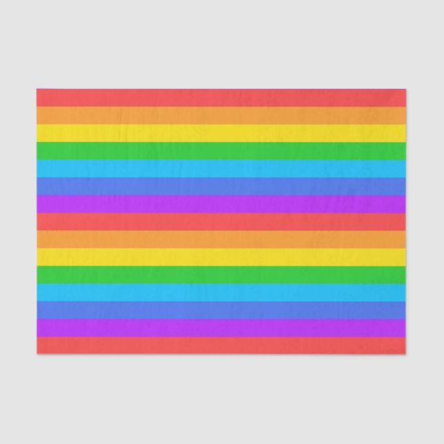 Papel de tono de franjas arcoiris (Anverso)