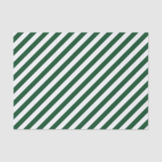 Papel de tono de franjas diagonales verdes (Anverso)