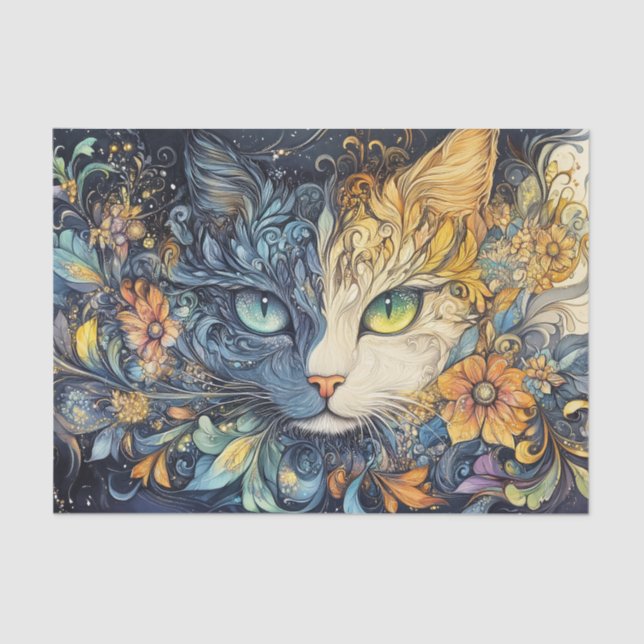 Papel de tono de gato (Anverso)