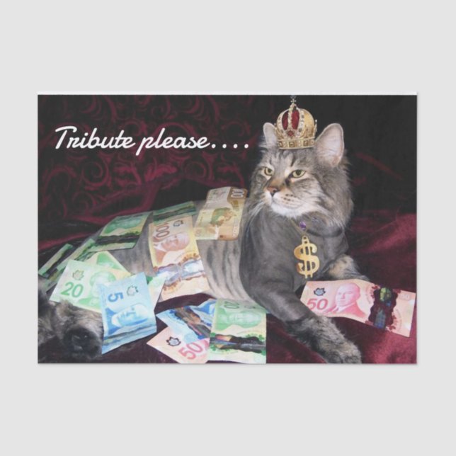 Papel de tono de gato (Anverso)