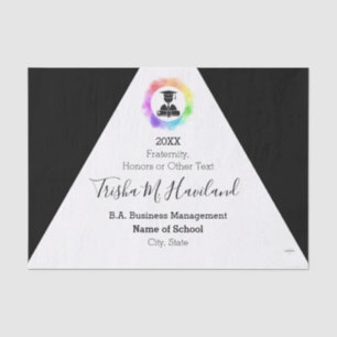 Papel de tono de graduación HAMbyWG en blanco y ne